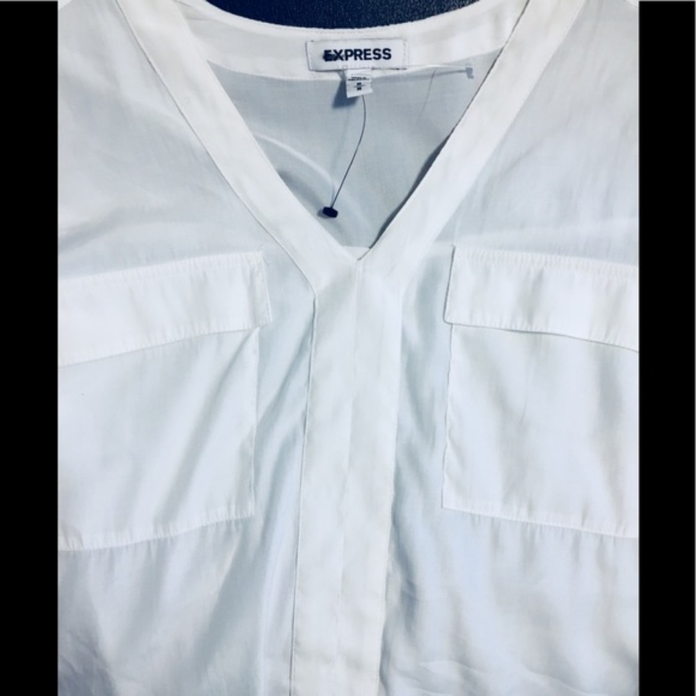 TWO PATCH POCKET CHELSEA SHIRT BlOUSE SOFT - Picture 4 of 5